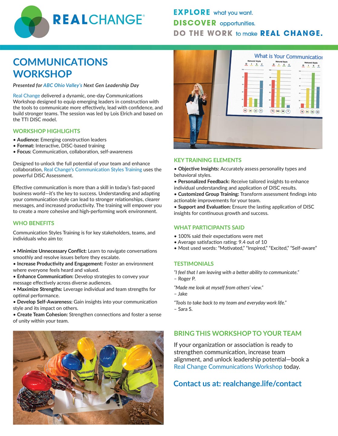 Real-Change-Communications-Workshop